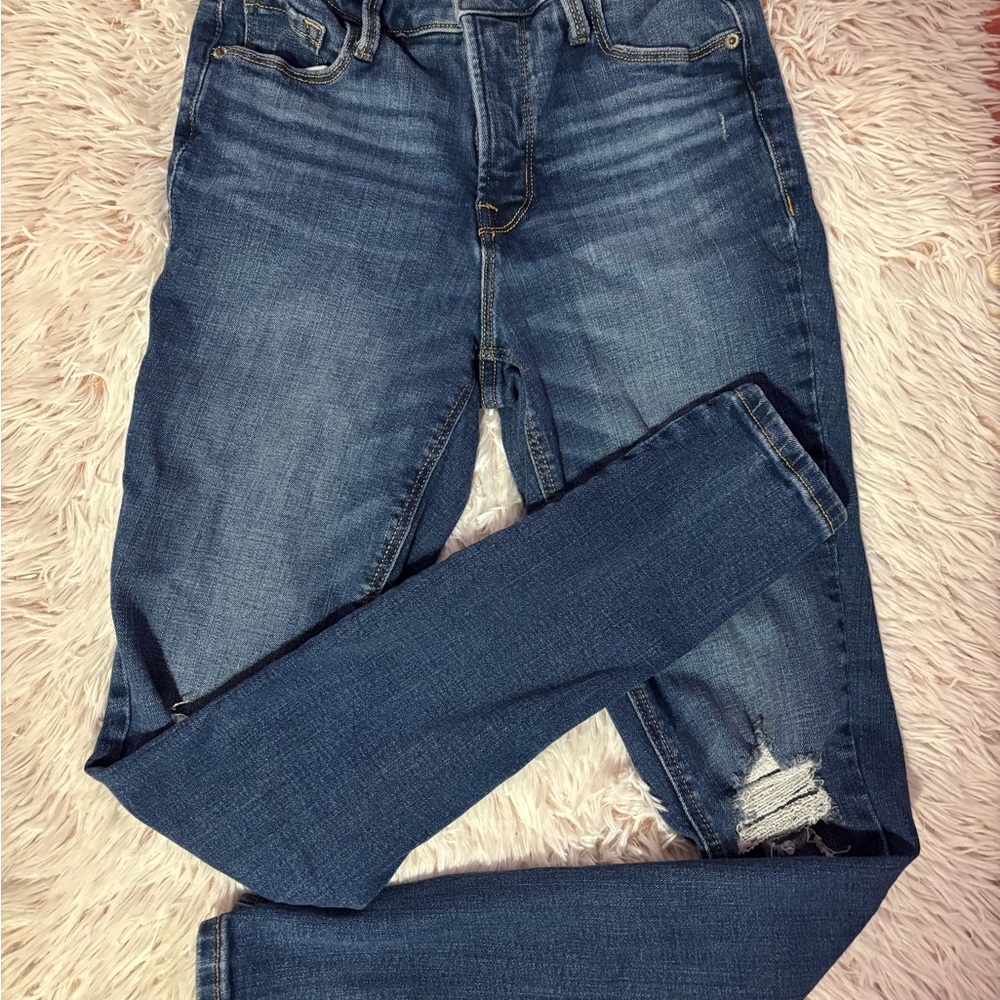 Old Navy Rockstar High Rise Blue Jeans